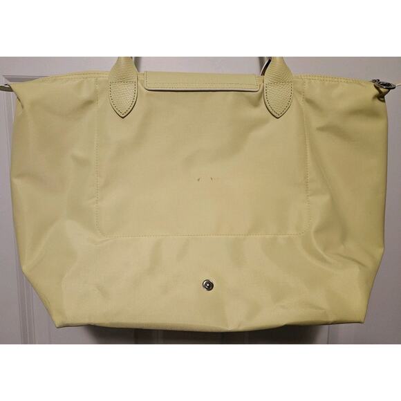LONGCHAMP Le Pliage Club Yellow Foldable Tote Bag Large - Picture 5 of 9